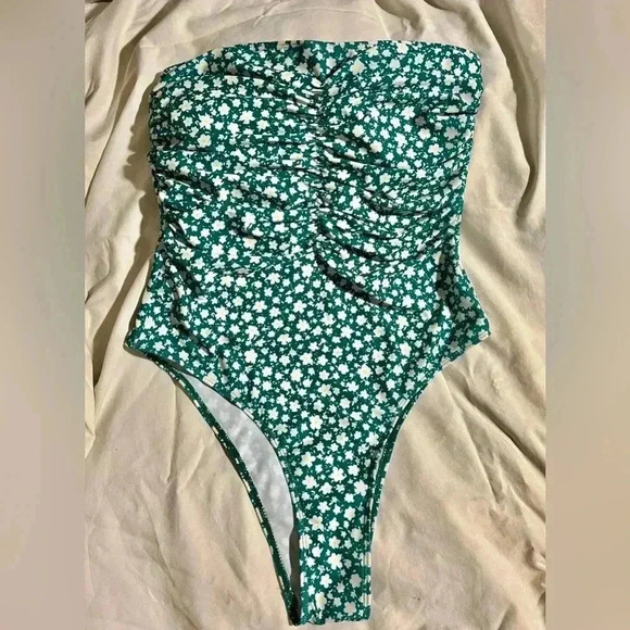 Floral One Piece Swimsuit - Picture 3 of 4